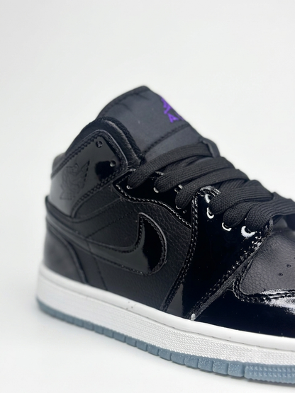 Air Jordan 1 Mid (SE Black Patent)